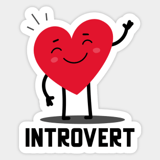 Introvert Sticker